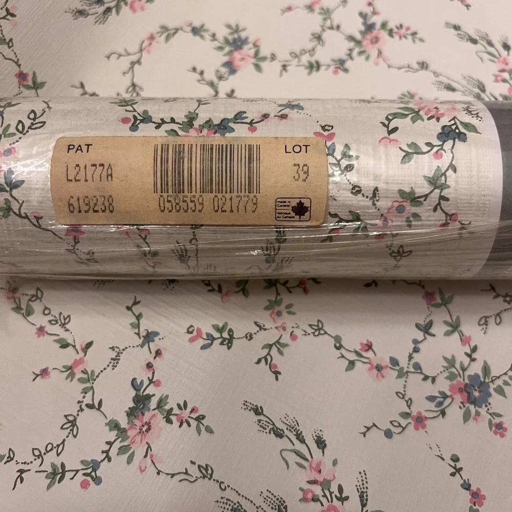 Vintage Norwall Floral Wallpaper | 2 Full Rolls | Cottage Country Feminine